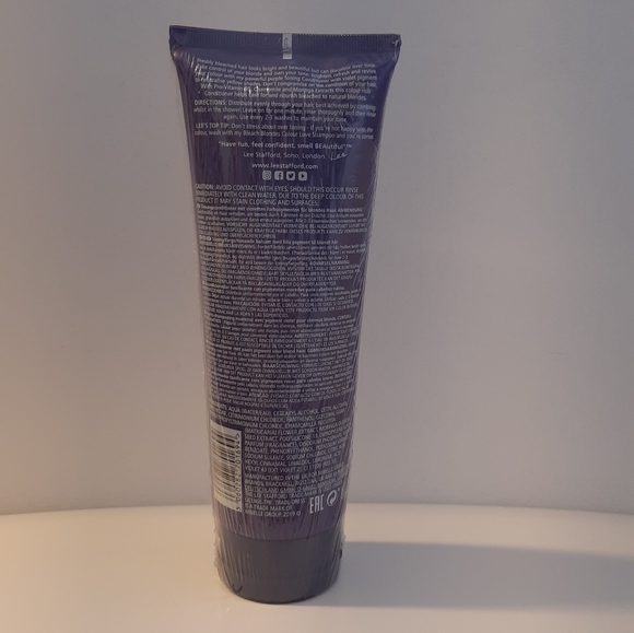 💥 3/$35 Lee Stafford Bleach Blondes Purple Reign Toning Conditioner 250ml - Picture 2 of 2